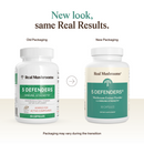 5 defenders mushroom extract capsules (real mushrooms)