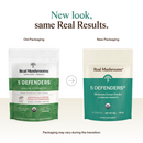 5 defenders mushroom extract blend powder (real mushrooms)