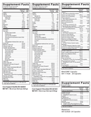 Core Restore Kit  7day kit vanilla supplement facts