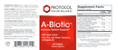 a-biotic (protocol for life balance) label