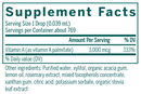 a-mulsion genestra supplement facts