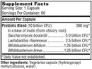 ther-biotic abx support sfi health supplement facts