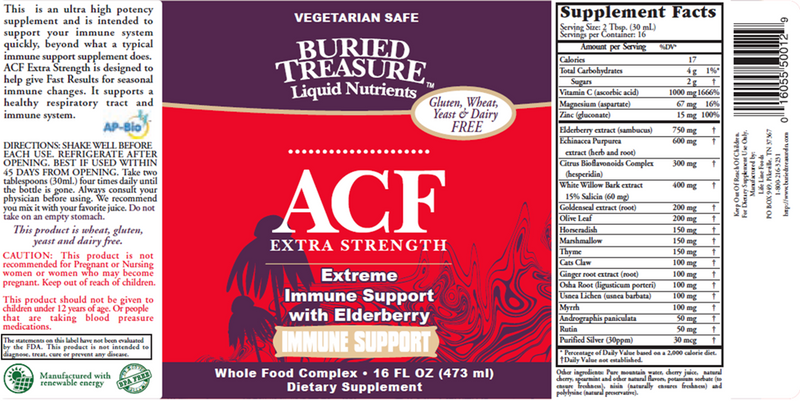 ACF Extra Strength (Buried Treasure) Label