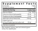 ala release allergy research group supplement facts