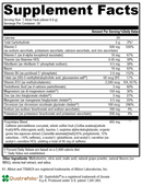 atp ignite mixed berry (xymogen) supplement facts