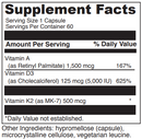 adk davinci labs supplement facts