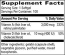 A & D natural capsules progressive labs supplement facts