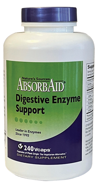 absorbaid digestive enzyme support nature's sources