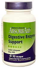 absorbaid digestive enzyme support nature's sources