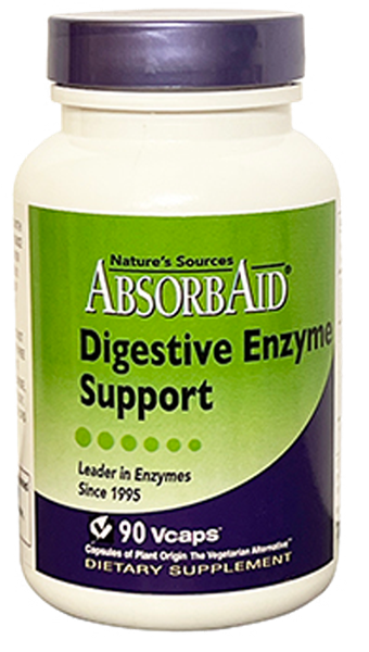 absorbaid digestive enzyme support nature's sources