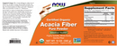 acacia pure powder (now foods) label