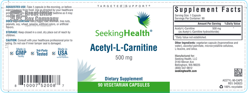 Acetyl-L-Carnitine Seeking Health Label