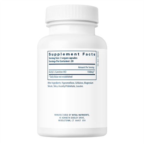 Acetyl L-Carnitine 500 mg Vital Nutrients products