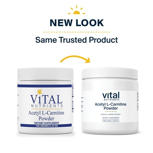 Acetyl L-Carnitine Powder Vital Nutrients new look