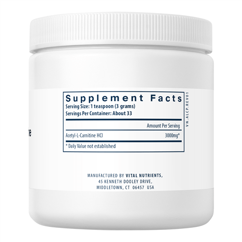 Buy Acetyl L-Carnitine Powder - Vital Nutrients