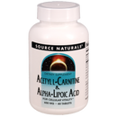 acetyl l-carnitine-alpha lipoic acid source naturals