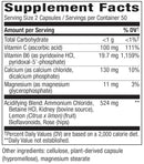 acid-a-cal nature's way supplement facts