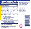 acid soothe enzymedica supplement facts