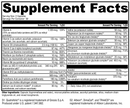 activnutrients without iron (xymogen) supplement facts