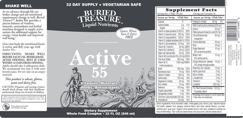 Active 55 Plus (Buried Treasure) Label