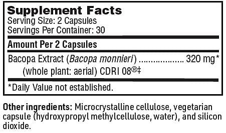Acumen - Bacopa Extract Klaire Labs supplements