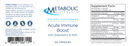 acute immune boost (metabolic maintenance) label
