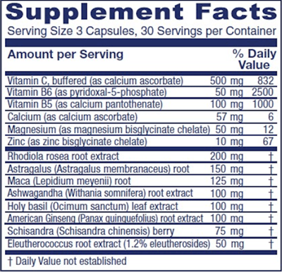 Adrenal Assist 90ct Vitanica supplements