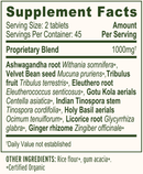 adrenal nourish banyan botanicals supplement facts