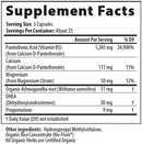 adrenal px dhea restorative formulations supplement facts