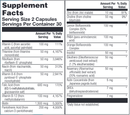 adrenal support plus (nutra biogenesis) supplement facts