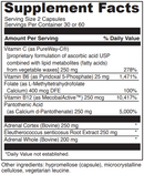 adrenal benefits davinci labs supplement facts