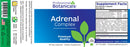 adrenal complex professional botanicals label