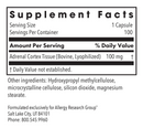 adrenal cortex allergy research group supplement facts