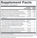 adrenal cortisol support protocol for life balance supplement facts