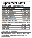 Adrenal Plus Progena Supplement Facts