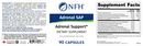 adrenal sap (nfh nutritional fundamentals) label