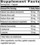 adreno chelate progressive labs supplement facts