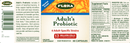 adult's probiotic (flora) label