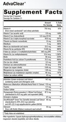 advaclear metagenics supplement facts