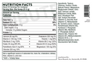 advanced electrolytes lemon lime (thorne) supplement facts