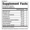 cell boost (equilife) supplement facts