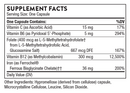 advanced iron complex (formerly ferrasorb) (thorne) supplement facts