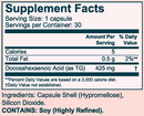 advanced nutrition omega 3 dha genate supplement facts