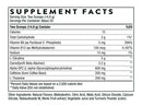 advanced pre-workout supplement facts