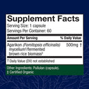 agarikon capsules host defense supplement facts