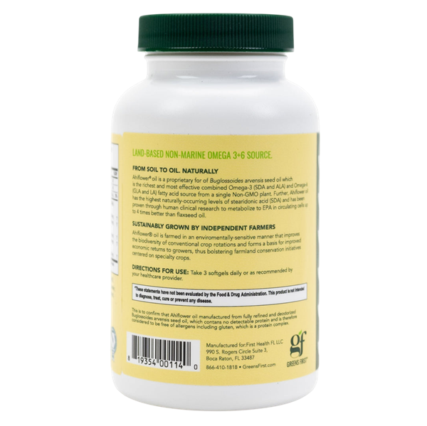 buy ahiflower oil vegan omega-3 greens first
