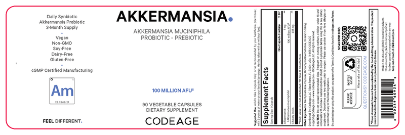 akkermansia (codeage) label