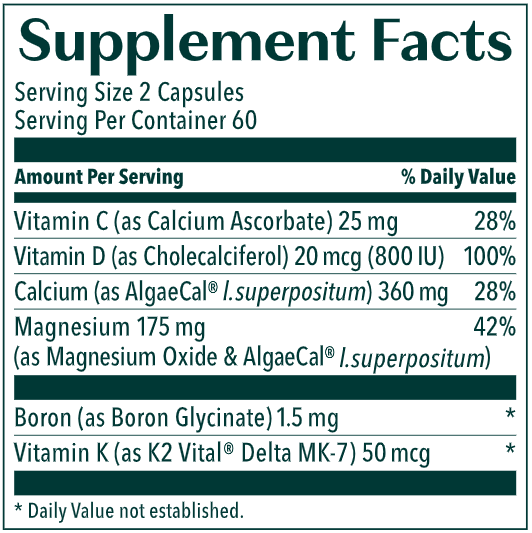 AlgaeCal Plus (AlgaeCal) Supplement Facts