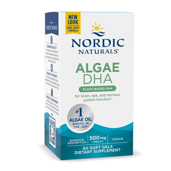 Algae DHA 60 Soft Gels (Nordic Naturals)