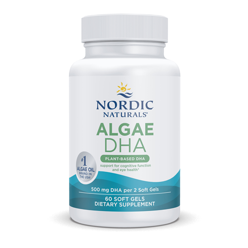 algae DHA soft gels (nordic naturals)